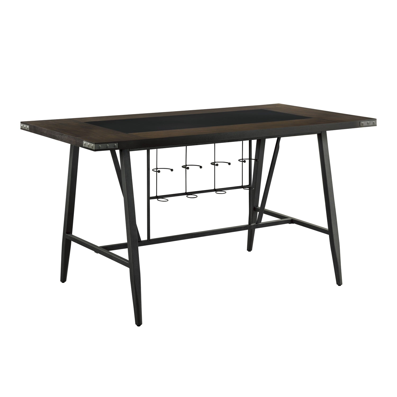 Appert Black/Dark Gray Counter Height Set - SET | 5566-36 | 5566-36G | 5566-24BK(3) - Bien Home Furniture & Electronics