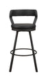 Appert Black/Dark Gray Swivel Pub Height Chair, Set of 2 - 5566-29BK - Bien Home Furniture & Electronics
