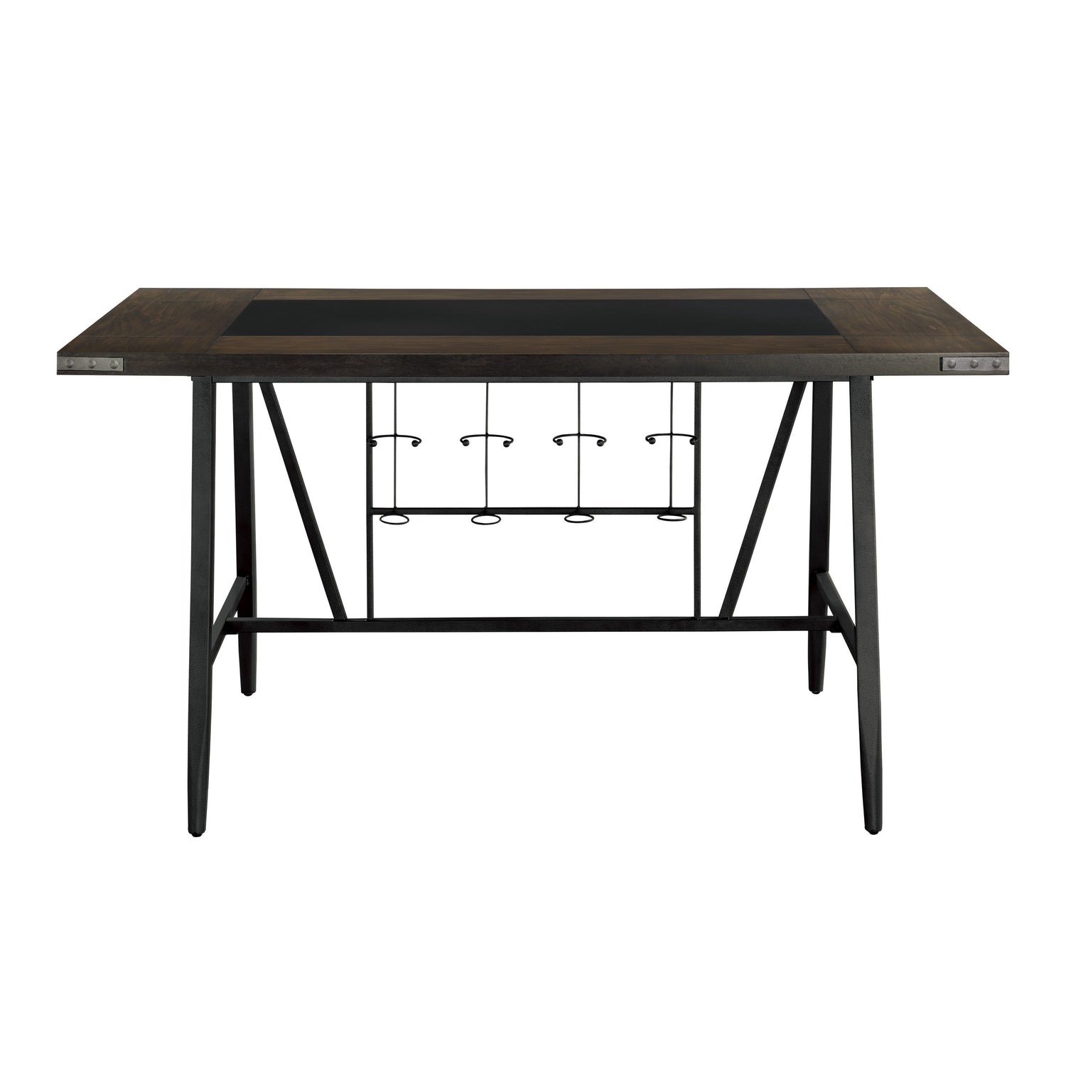 Appert Brown/Dark Gray Counter Height Table - SET | 5566-36 | 5566-36G - Bien Home Furniture & Electronics