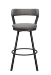 Appert Gray/Dark Gray Swivel Pub Height Chair, Set of 2 - 5566-29GY - Bien Home Furniture & Electronics