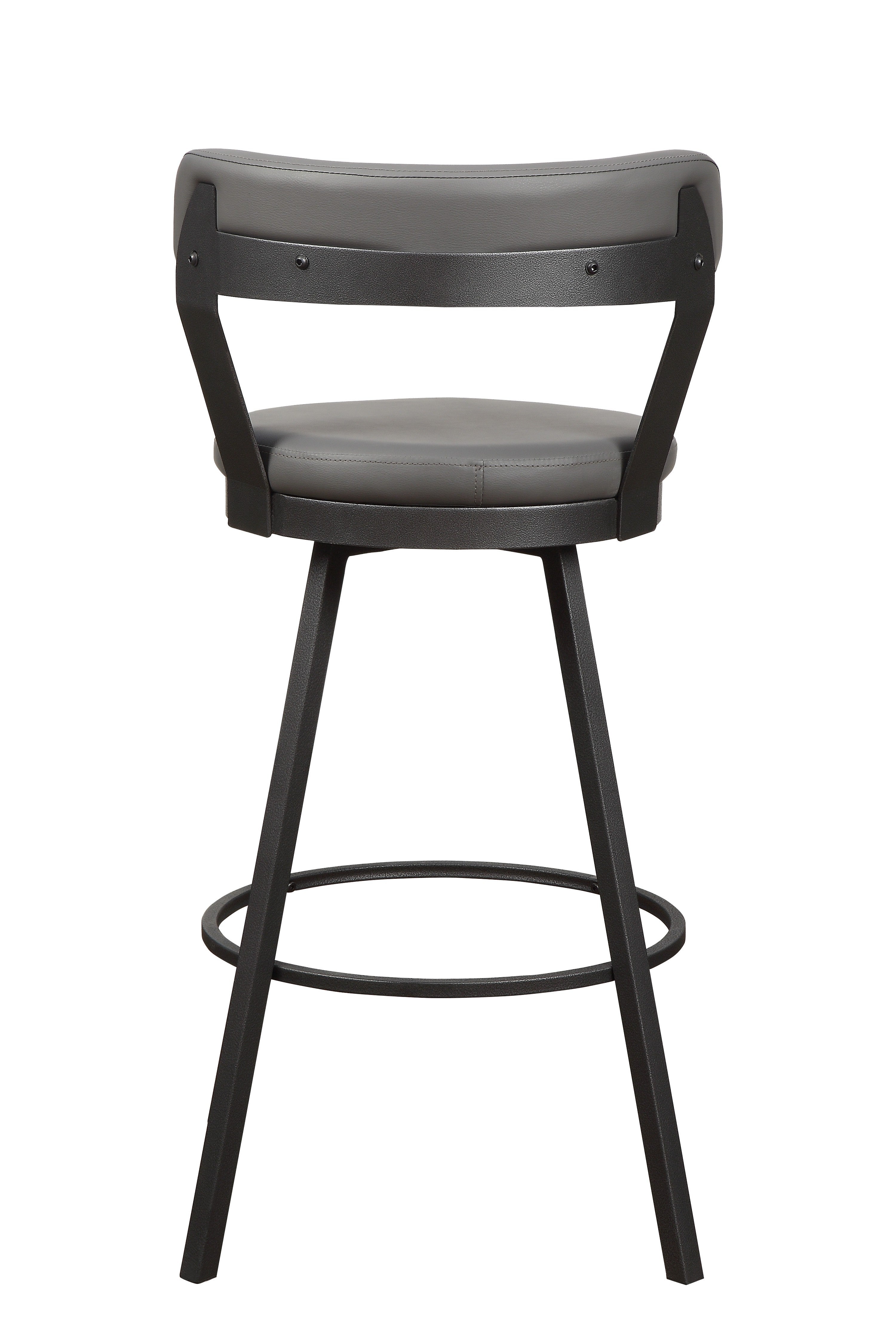 Appert Gray/Dark Gray Swivel Pub Height Chair, Set of 2 - 5566-29GY - Bien Home Furniture & Electronics