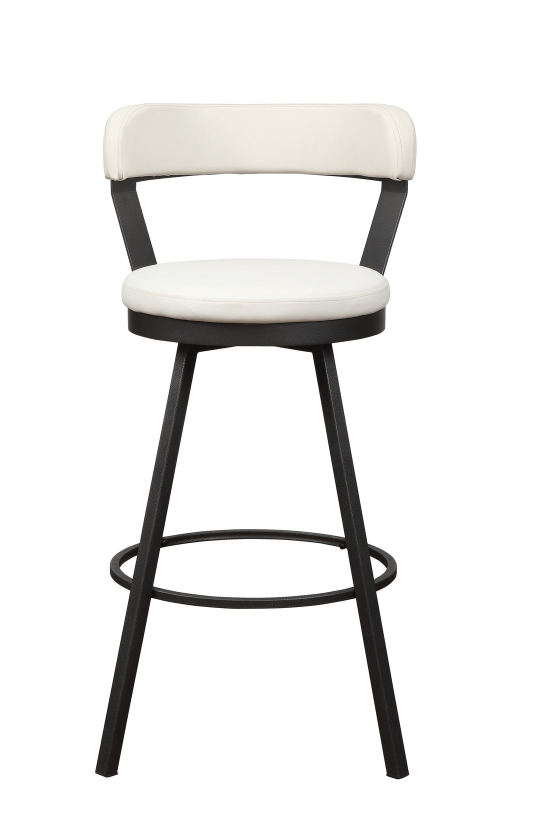 Appert White/Dark Gray Swivel Pub Height Chair, Set of 2 - 5566-29WT - Bien Home Furniture &amp; Electronics