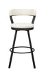 Appert White/Dark Gray Swivel Pub Height Chair, Set of 2 - 5566-29WT - Bien Home Furniture & Electronics