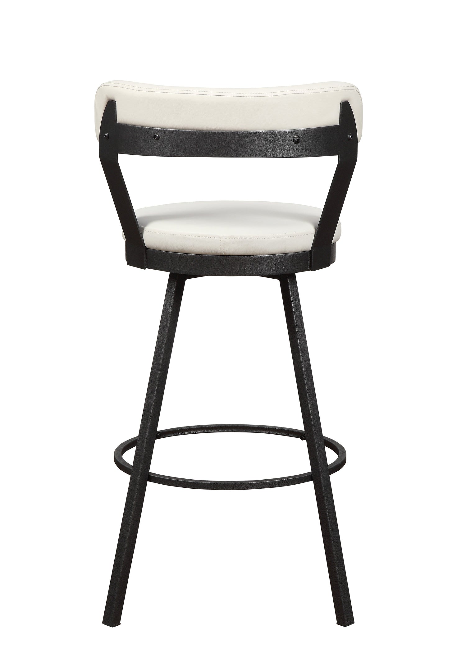 Appert White/Dark Gray Swivel Pub Height Chair, Set of 2 - 5566-29WT - Bien Home Furniture &amp; Electronics