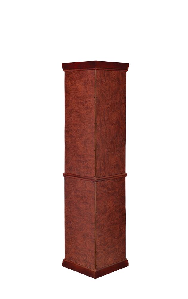 Appledale Medium Brown 6-Shelf Corner Curio Cabinet - 3393 - Bien Home Furniture & Electronics