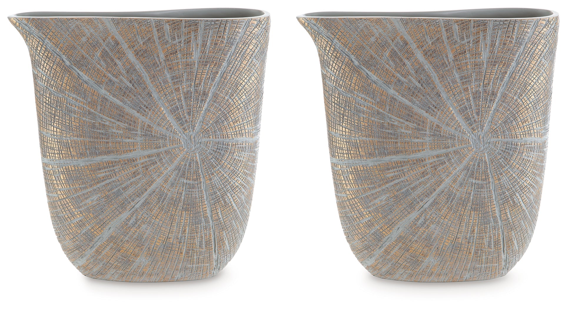 Ardenley Antique Gold Finish Vase, Set of 2 - A2000608 - Bien Home Furniture & Electronics