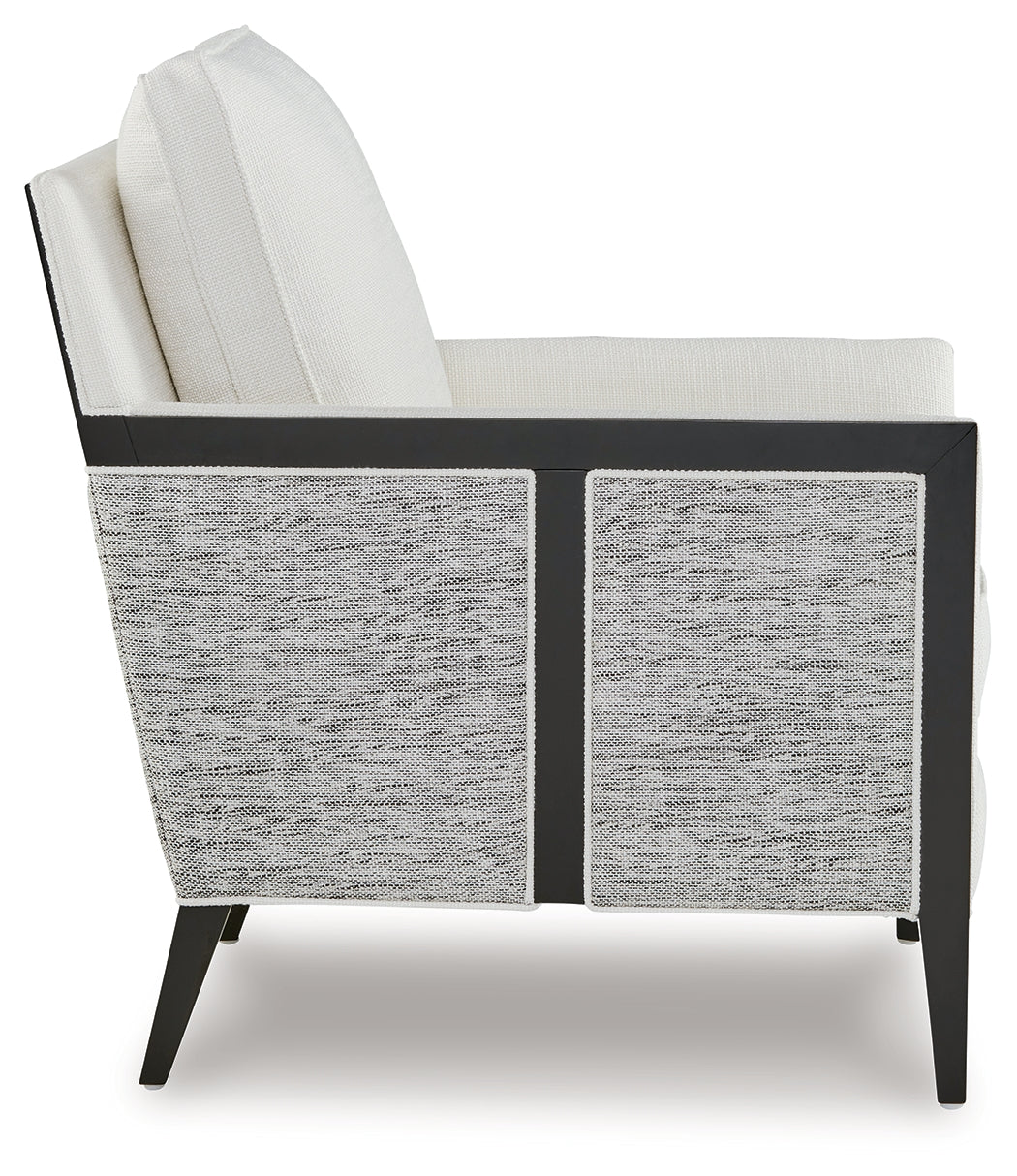 Ardenworth Black/Ivory Accent Chair - A3000647 - Bien Home Furniture & Electronics
