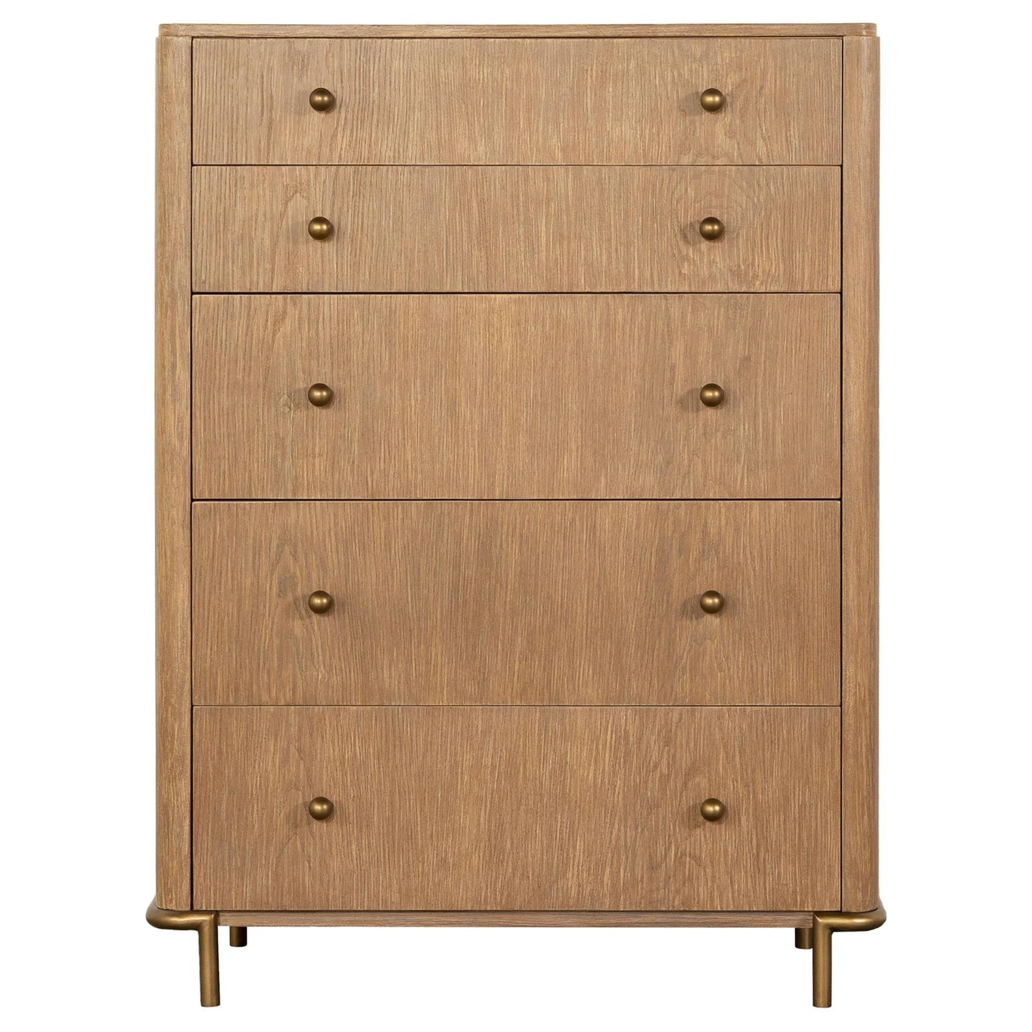 Arini Sand Wash 5-Drawer Chest - 224305 - Bien Home Furniture & Electronics
