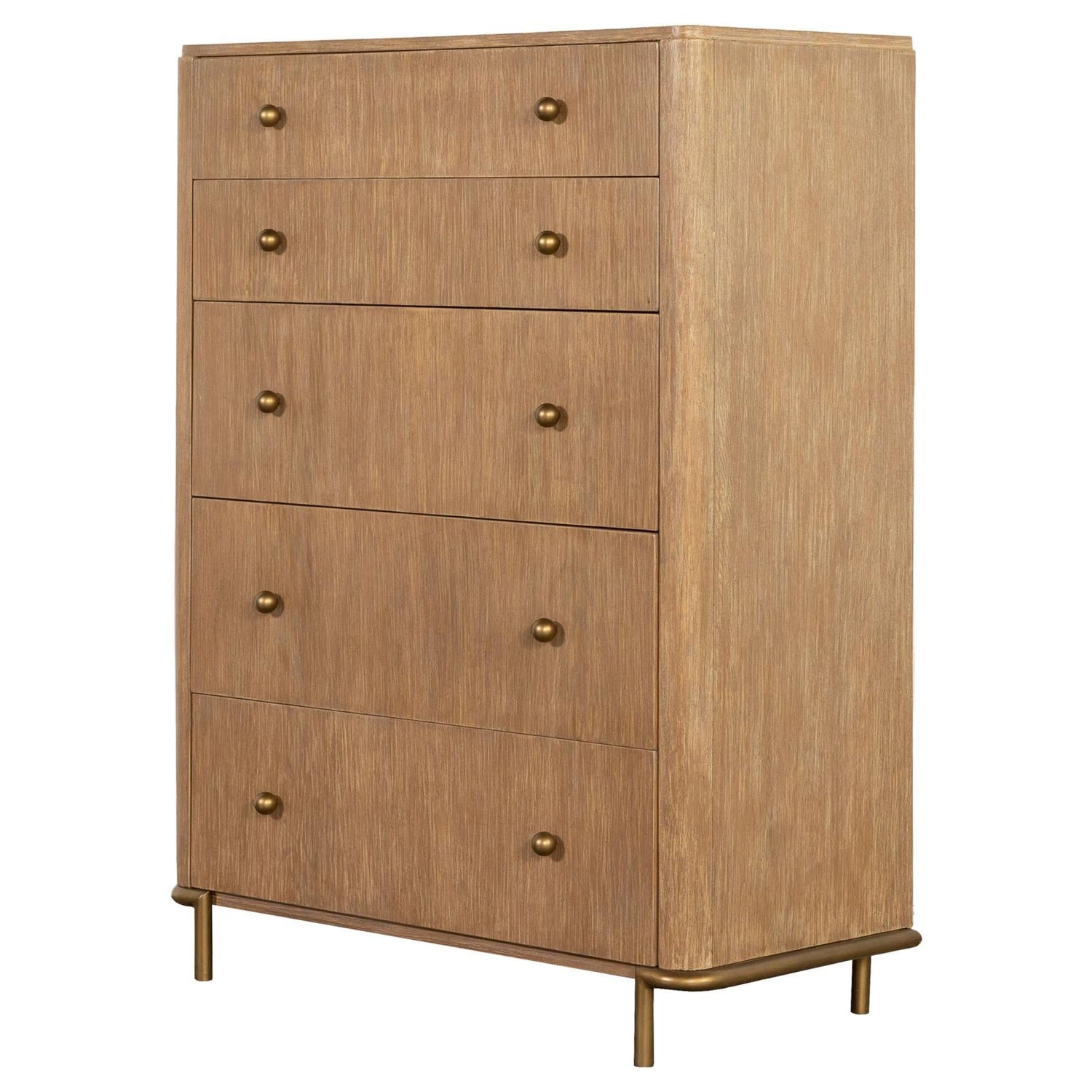 Arini Sand Wash 5-Drawer Chest - 224305 - Bien Home Furniture & Electronics