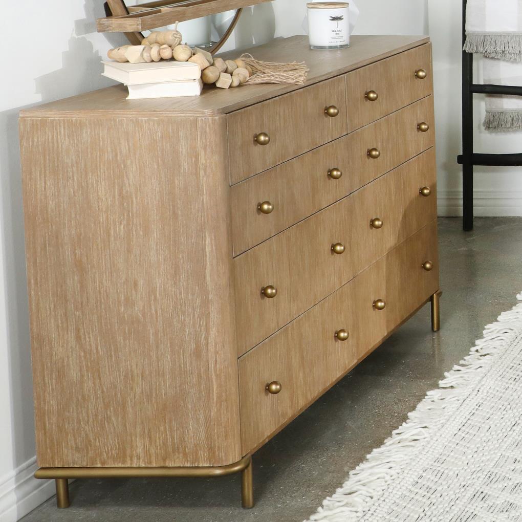 Arini Sand Wash 8-Drawer Dresser - 224303 - Bien Home Furniture & Electronics