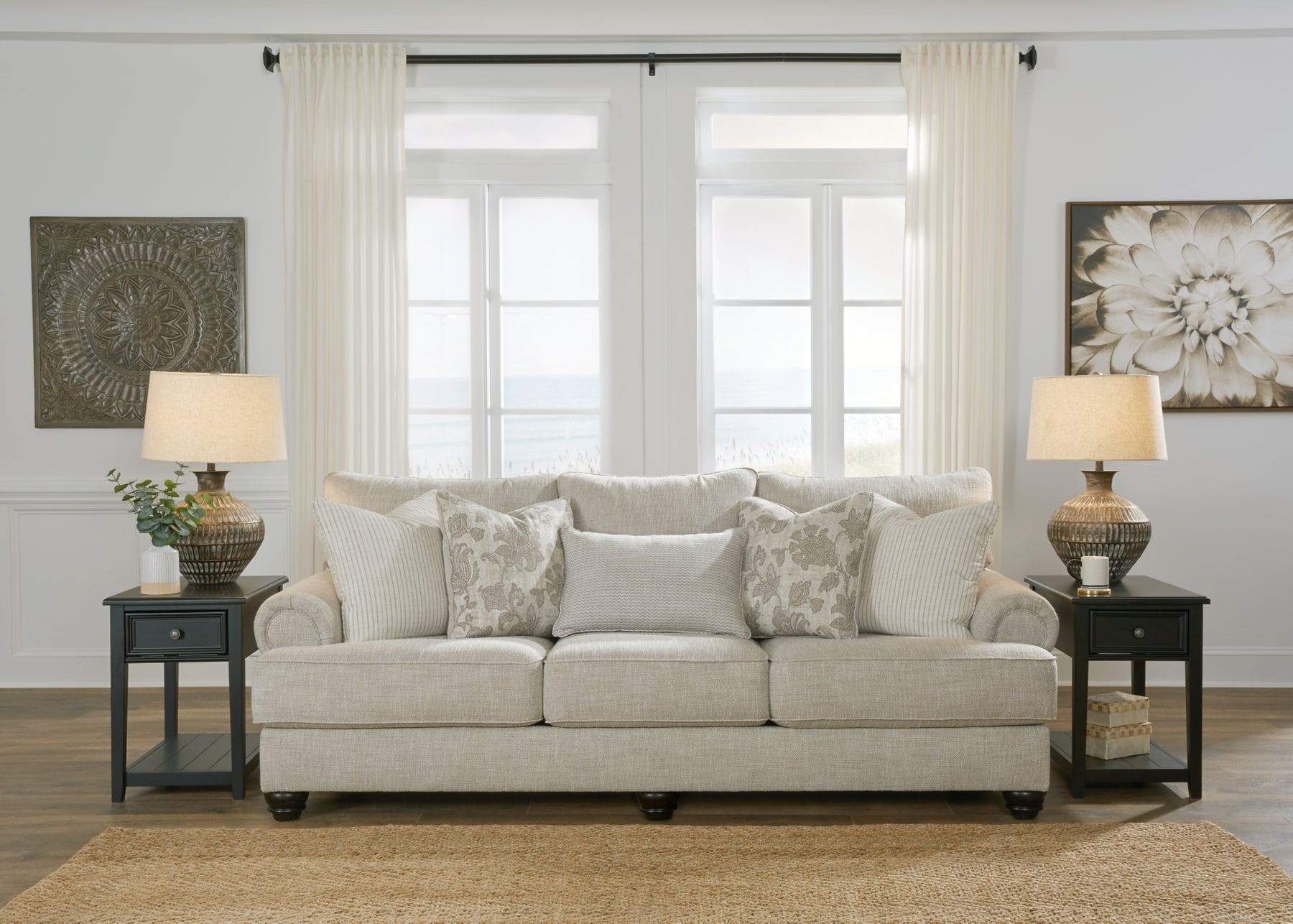 Asanti Fog Living Room Set - SET | 1320138 | 1320135 | 1320123 | 1320114 - Bien Home Furniture & Electronics