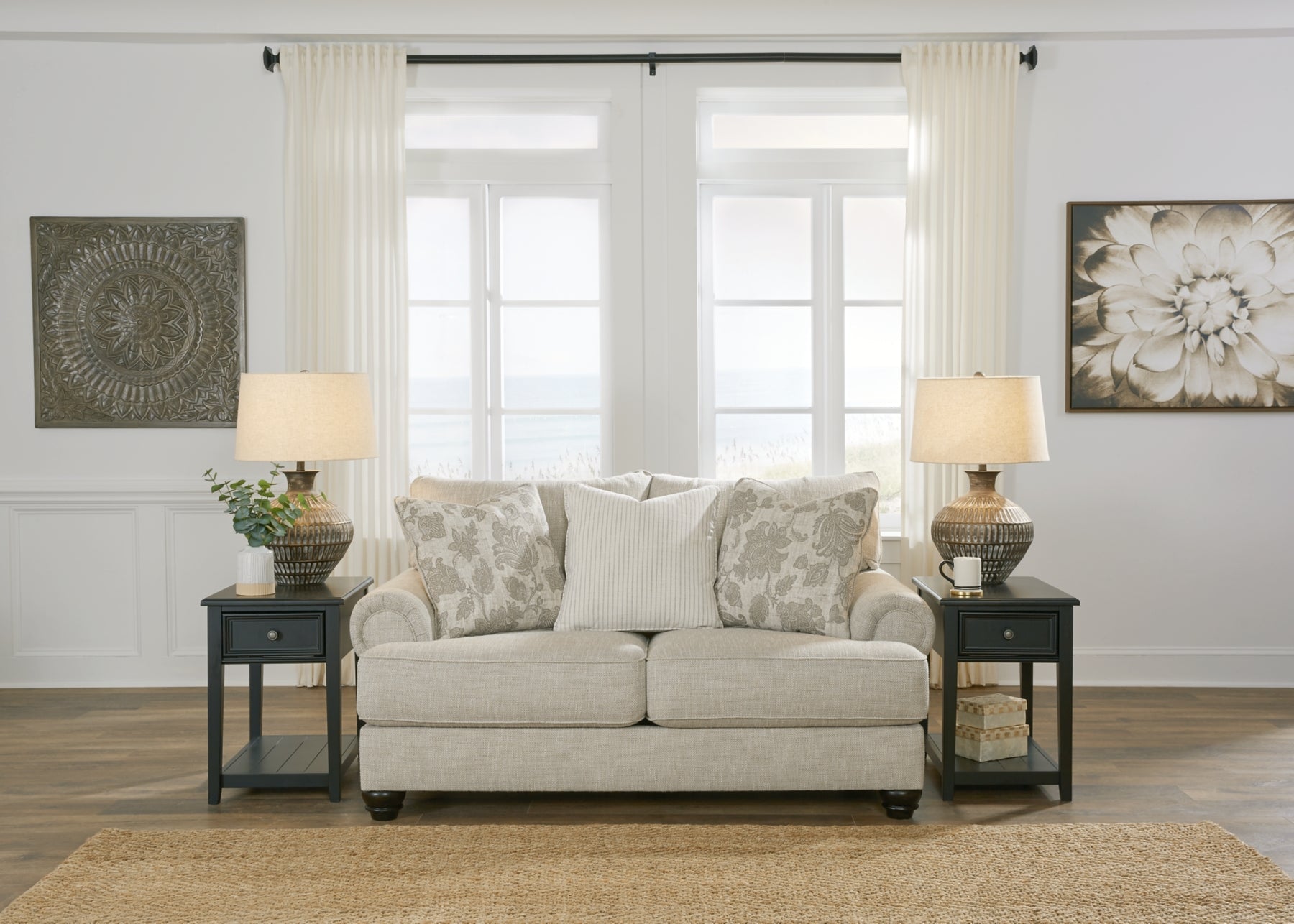 Asanti Fog Living Room Set - SET | 1320138 | 1320135 | 1320123 | 1320114 - Bien Home Furniture & Electronics