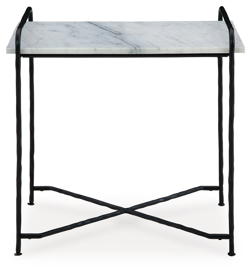 Ashber White/Black Accent Table - A4000609 - Bien Home Furniture &amp; Electronics