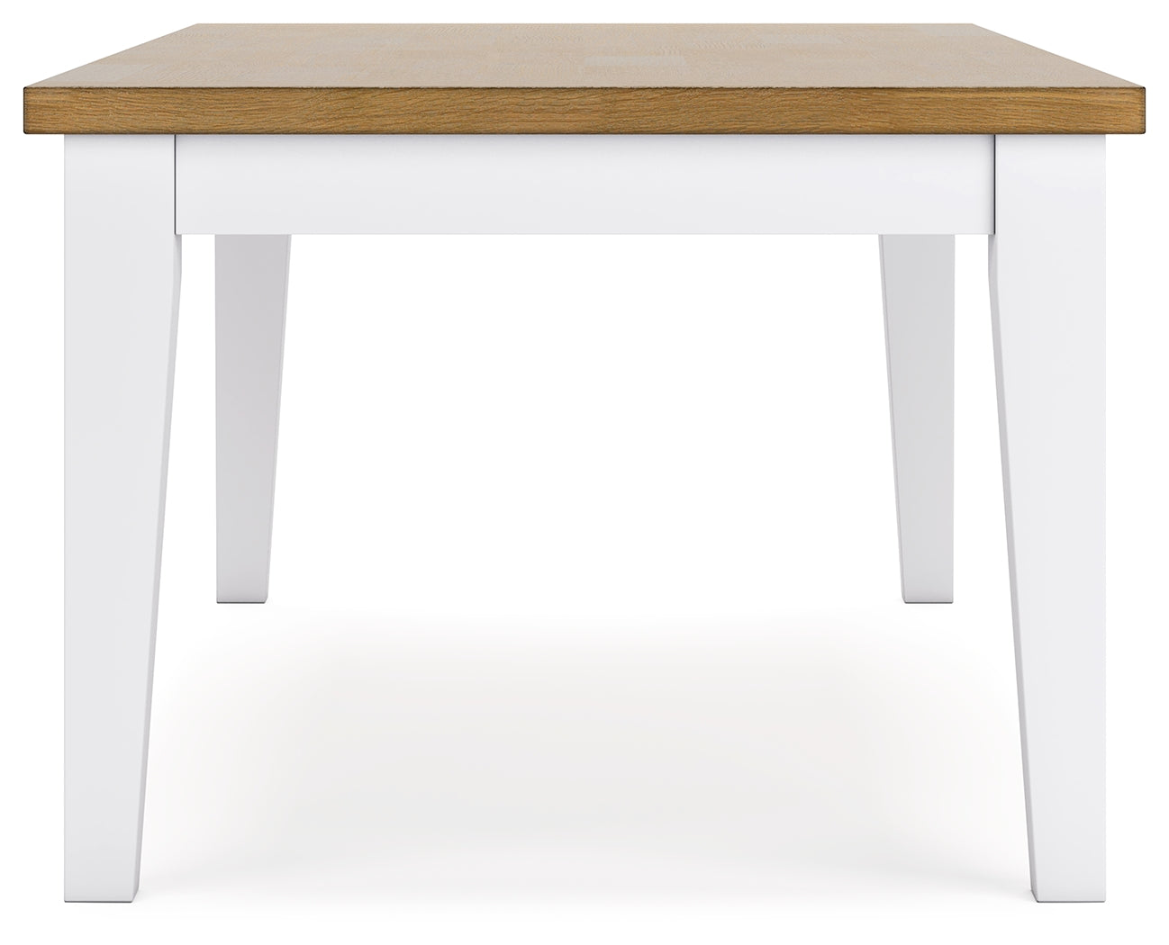 Ashbryn White/Natural Dining Table - D844-25 - Bien Home Furniture &amp; Electronics