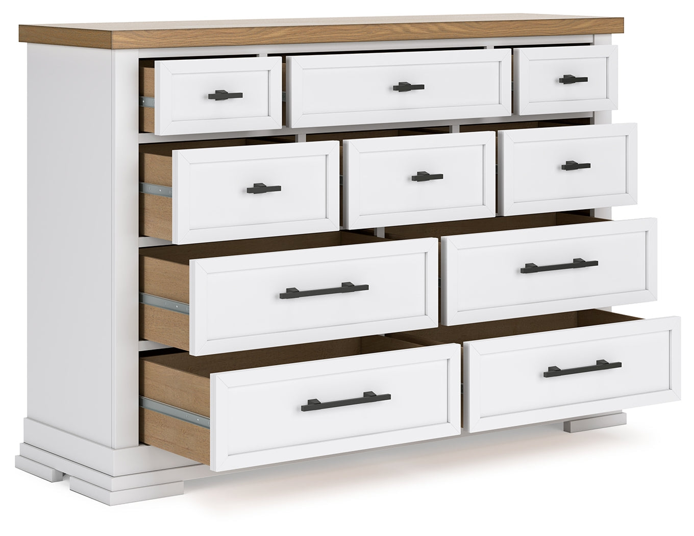 Ashbryn White/Natural Dresser - B844-31 - Bien Home Furniture & Electronics