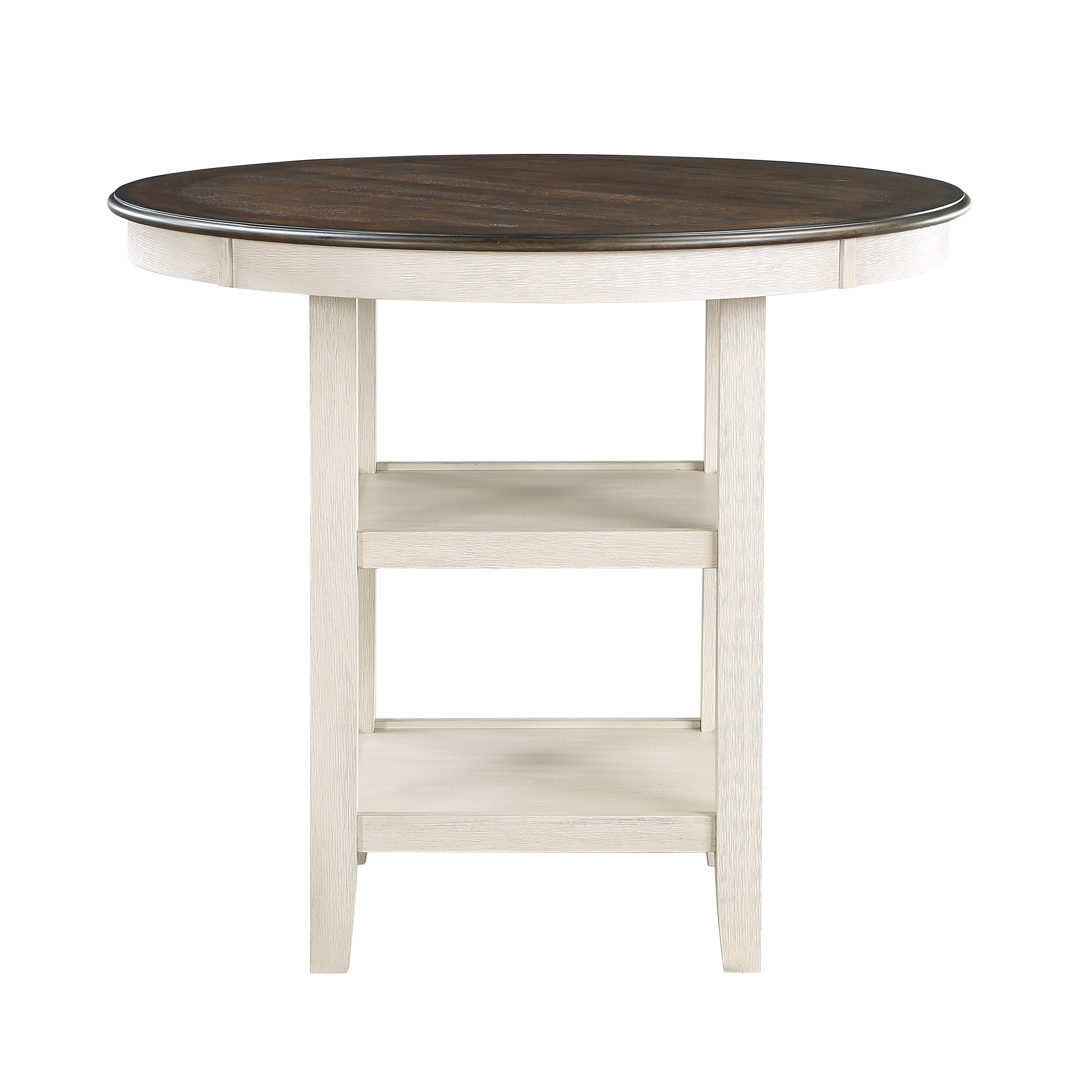 Asher Antique White/Brown Counter Height Table - 5800WH-36 - Bien Home Furniture & Electronics