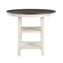 Asher Antique White/Brown Counter Height Table - 5800WH-36 - Bien Home Furniture & Electronics