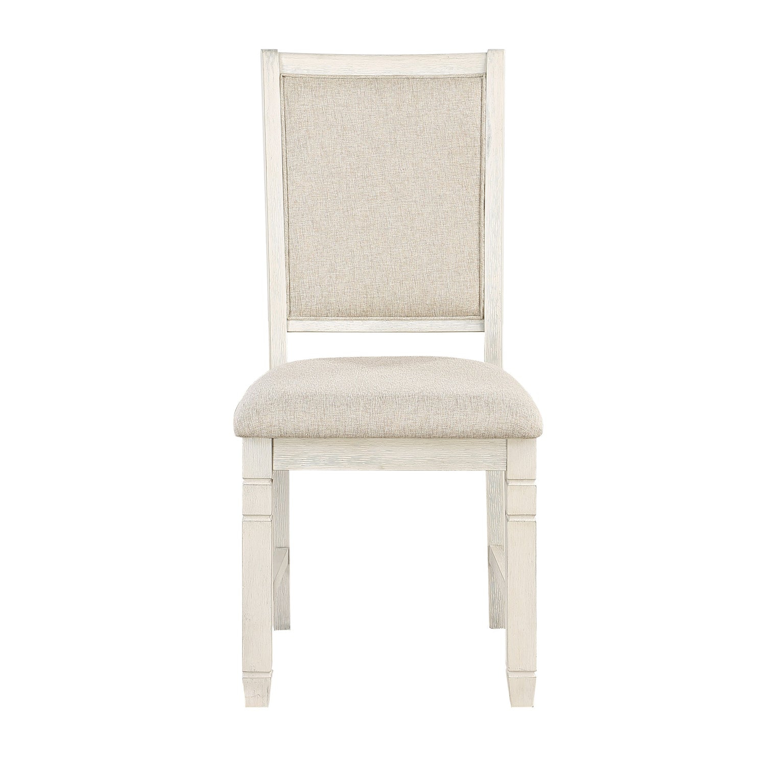 Asher Antique White Side Chair, Set of 2 - 5800WHS - Bien Home Furniture & Electronics