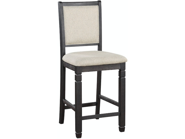 Asher Black/Brown Counter Chair, Set of 2 - 5800BK-24 - Bien Home Furniture &amp; Electronics