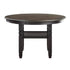 Asher Black/Brown Round Dining Table - 5800BK-48RD - Bien Home Furniture & Electronics
