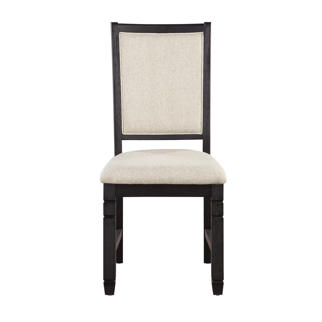 Asher Black/Brown Side Chair, Set of 2 - 5800BKS - Bien Home Furniture &amp; Electronics