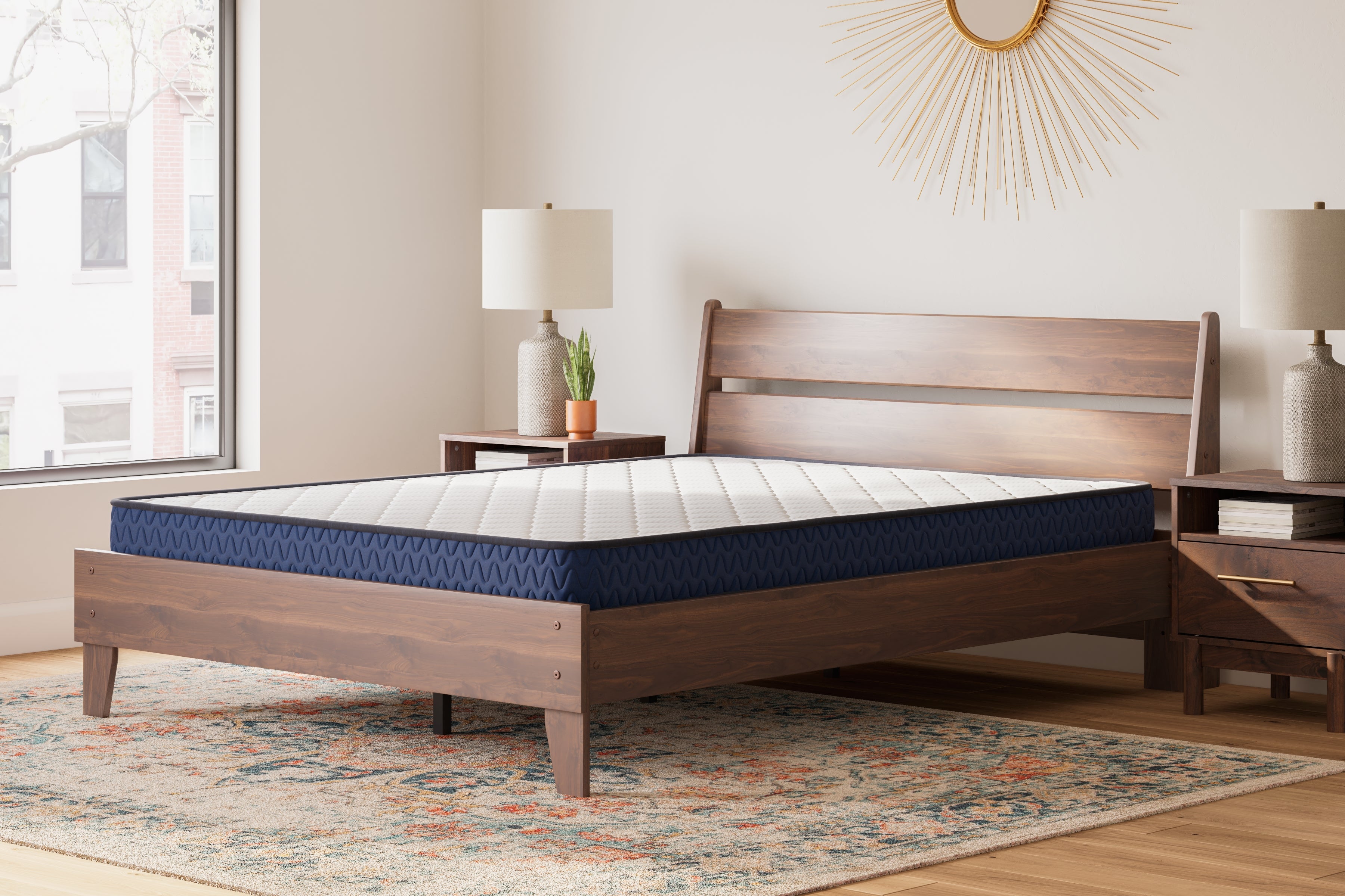 Ashley Firm White Queen Mattress - M44531 - Bien Home Furniture & Electronics