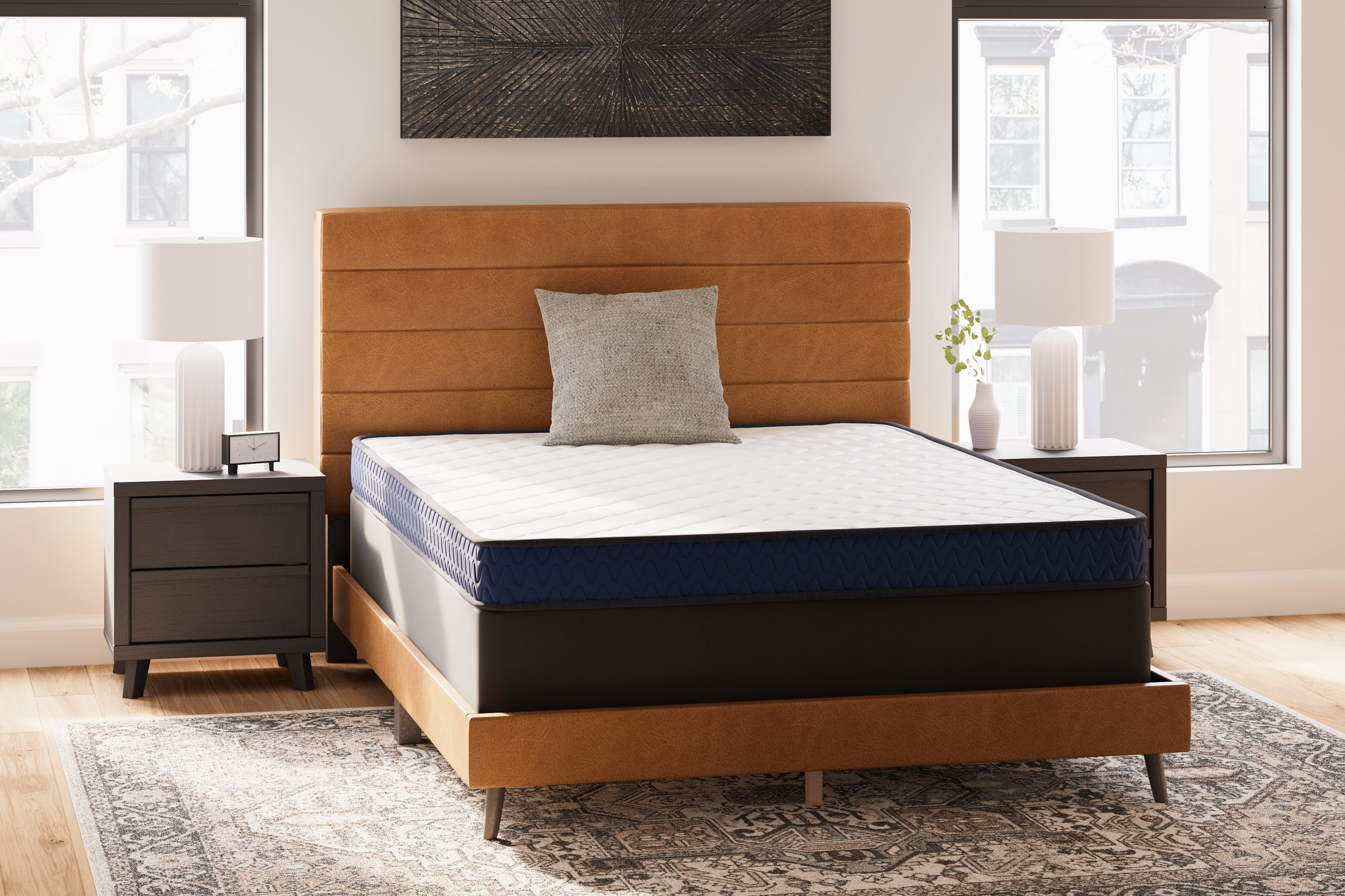 Ashley Firm White Queen Mattress - M44531 - Bien Home Furniture & Electronics