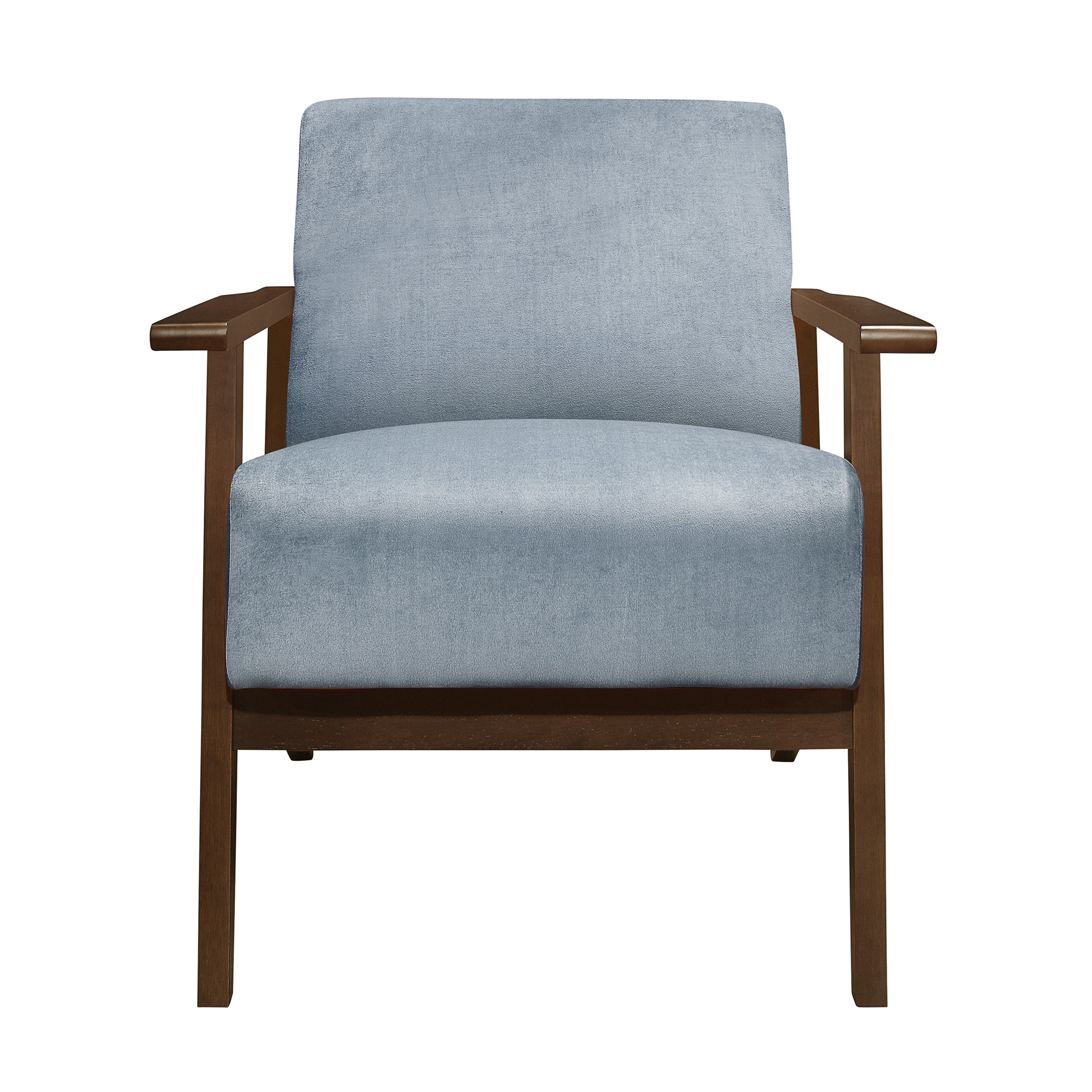 August Blue Gray Accent Chair - 1031BGY-1 - Bien Home Furniture &amp; Electronics
