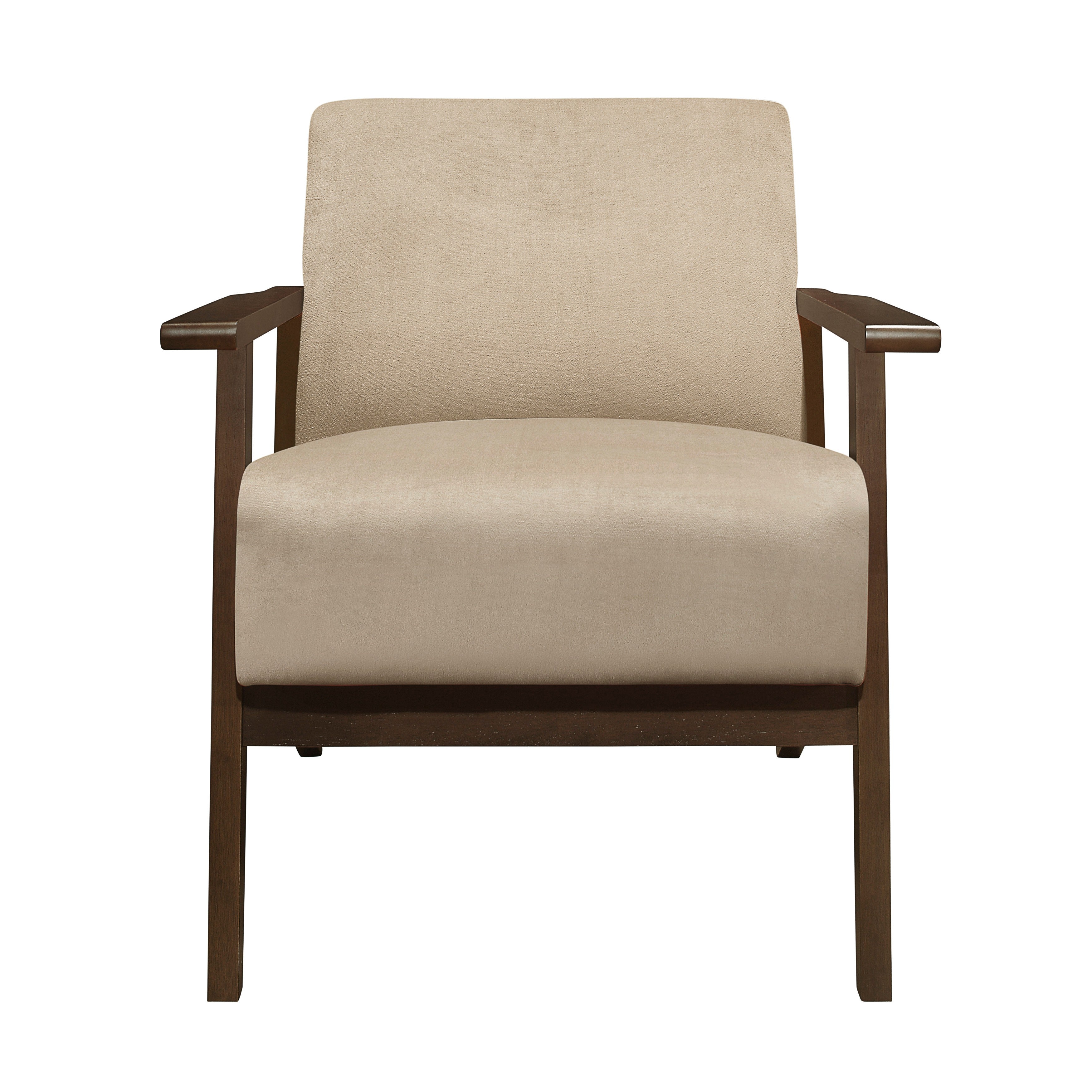 August Brown Accent Chair - 1031BR-1 - Bien Home Furniture &amp; Electronics