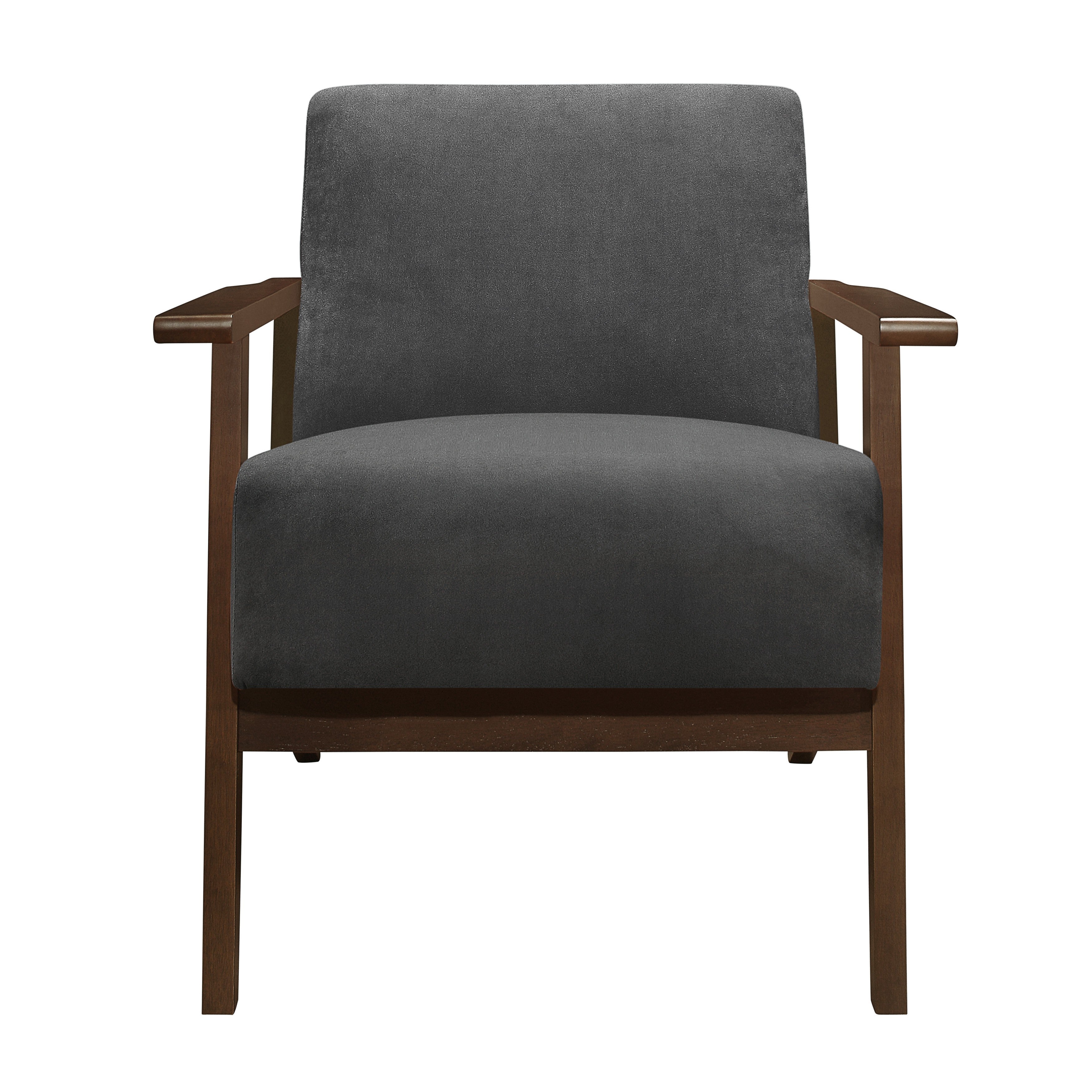 August Dark Gray Accent Chair - 1031DG-1 - Bien Home Furniture &amp; Electronics
