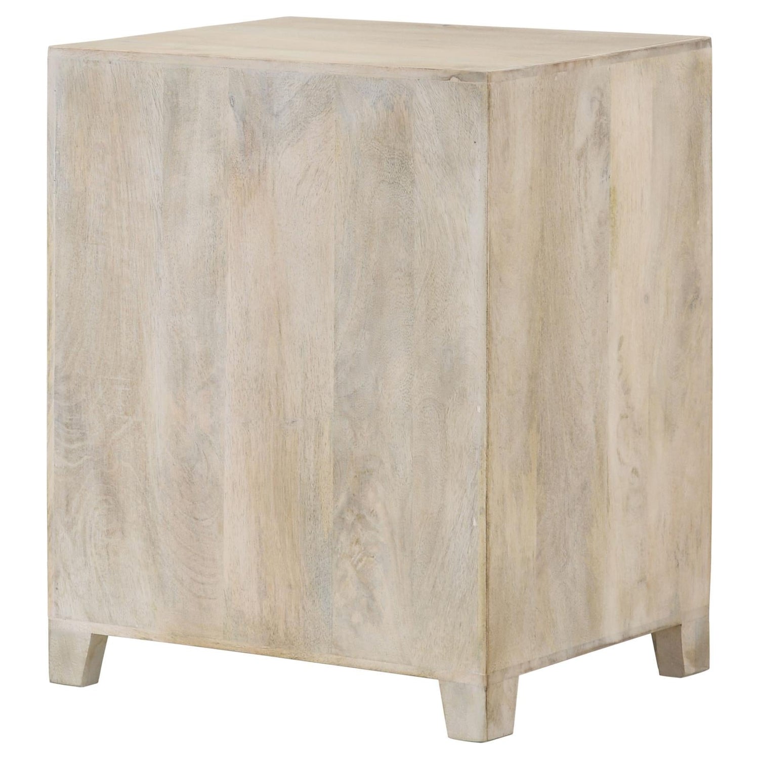August White Washed 1-Door Accent Cabinet - 953569 - Bien Home Furniture & Electronics