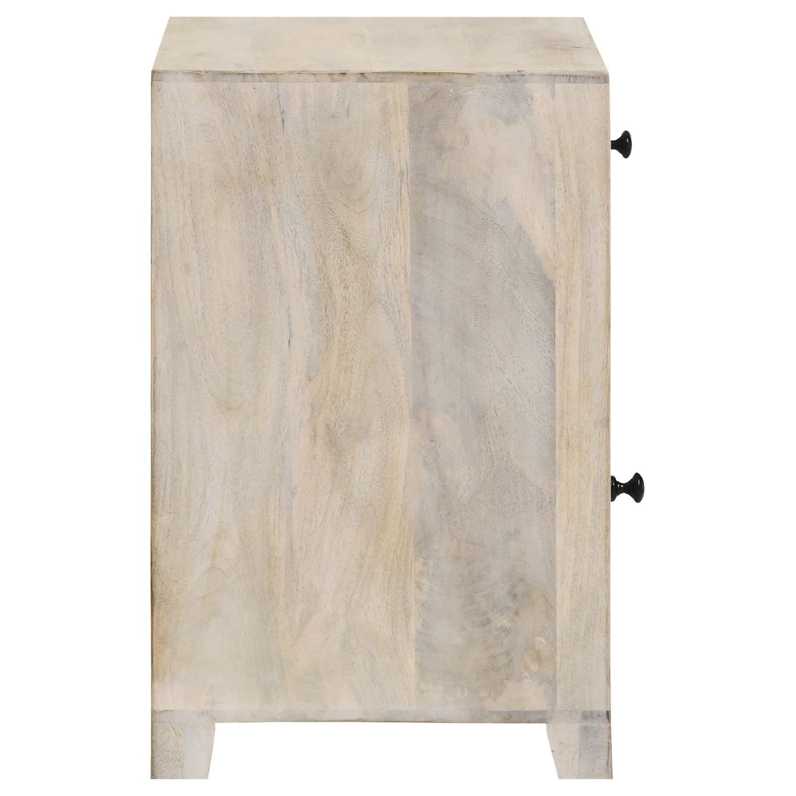 August White Washed 1-Door Accent Cabinet - 953569 - Bien Home Furniture & Electronics