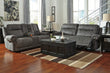 Austere Gray Power Reclining Living Room Set - SET | 3840181 | 3840194 - Bien Home Furniture & Electronics