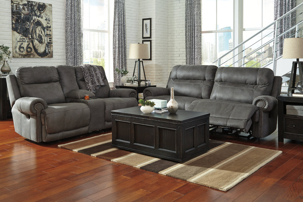 Austere Gray Reclining Sofa - 3840181 - Bien Home Furniture &amp; Electronics