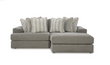 Avaliyah Ash 2-Piece RAF Chaise Sectional - SET | 5810317 | 5810364 - Bien Home Furniture & Electronics