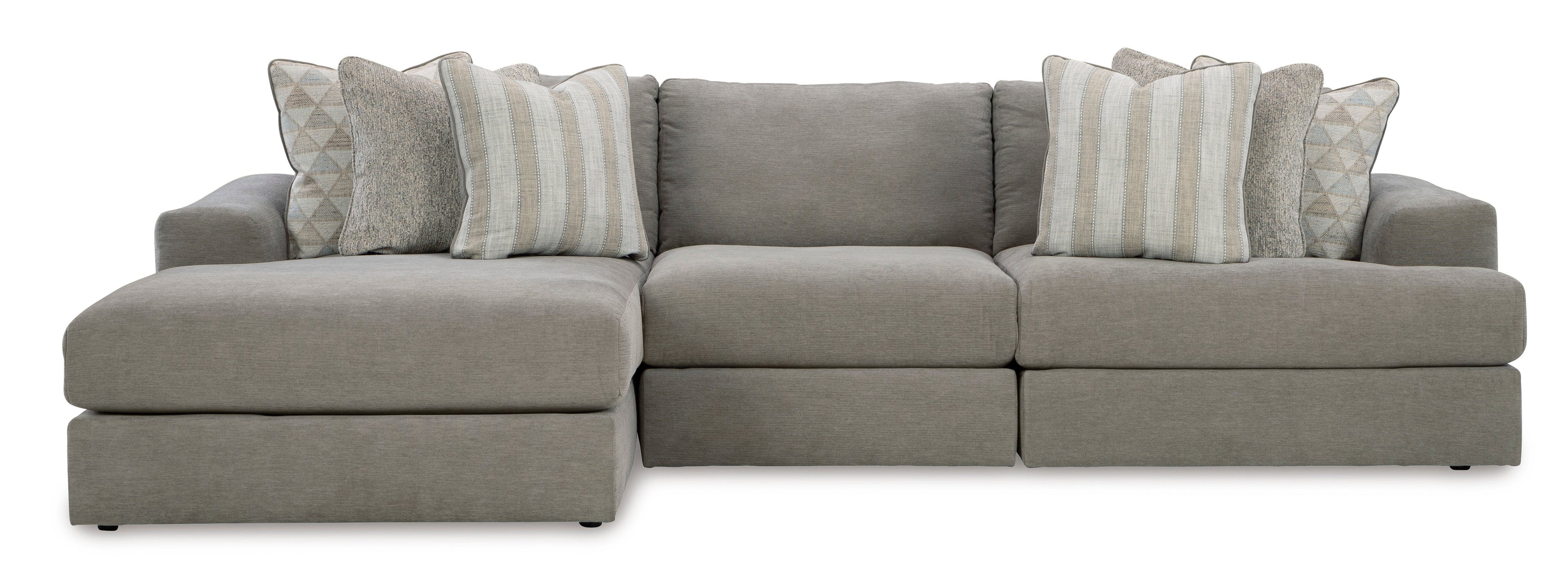 Avaliyah Ash 3-Piece LAF Chaise Sectional - SET | 5810316 | 5810346 | 5810365 - Bien Home Furniture & Electronics