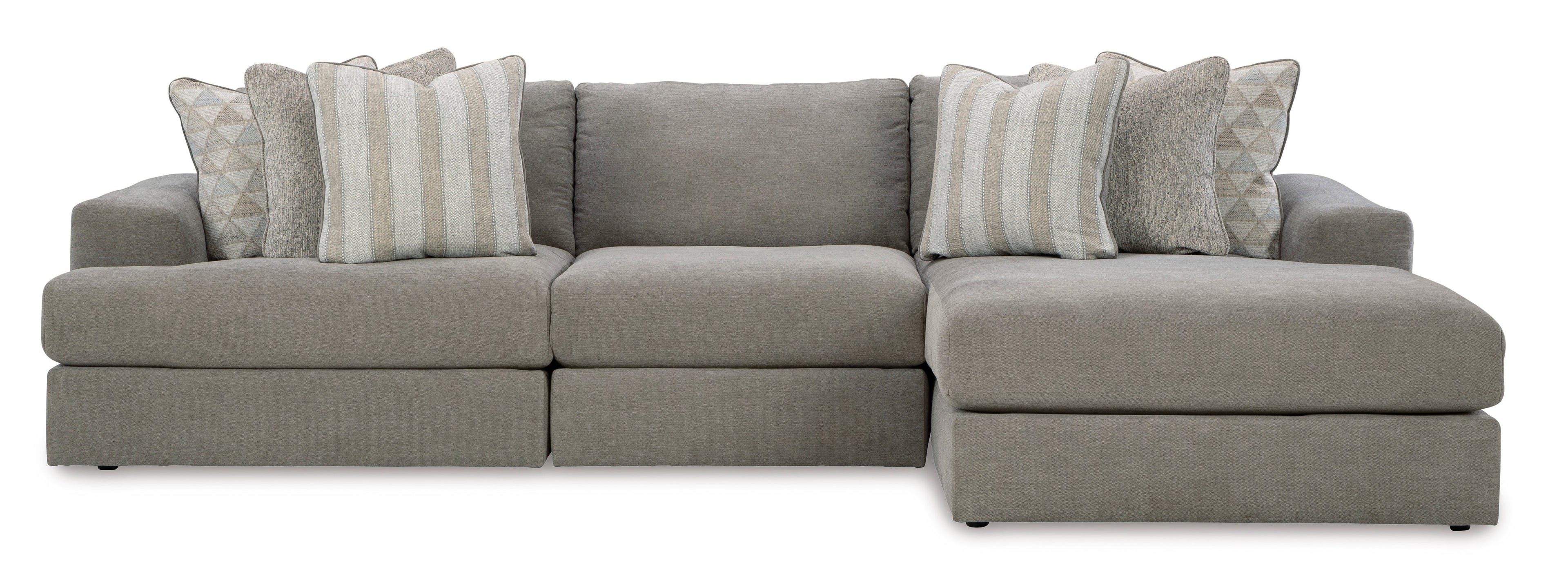 Avaliyah Ash 3-Piece RAF Chaise Sectional - SET | 5810317 | 5810346 | 5810364 - Bien Home Furniture & Electronics