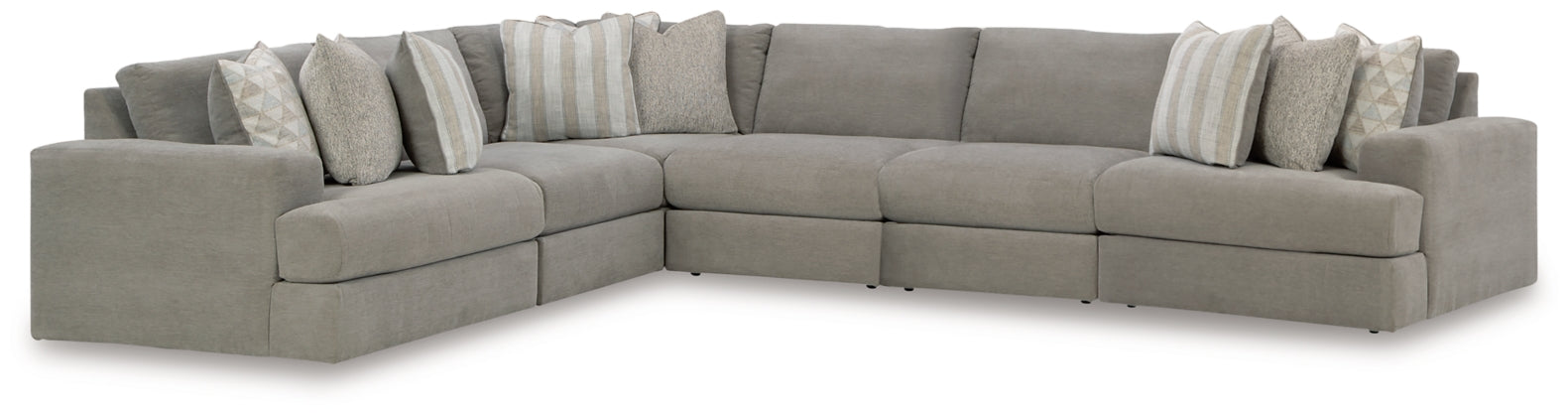 Avaliyah Ash 6-Piece Sectional - SET | 5810364 | 5810365 | 5810377 | 5810346 | 5810346 | 5810346 - Bien Home Furniture & Electronics
