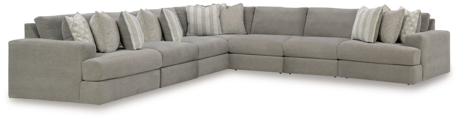 Avaliyah Ash 7-Piece Sectional - SET | 5810364 | 5810365 | 5810377 | 5810346 | 5810346 | 5810346 | 5810346 - Bien Home Furniture & Electronics