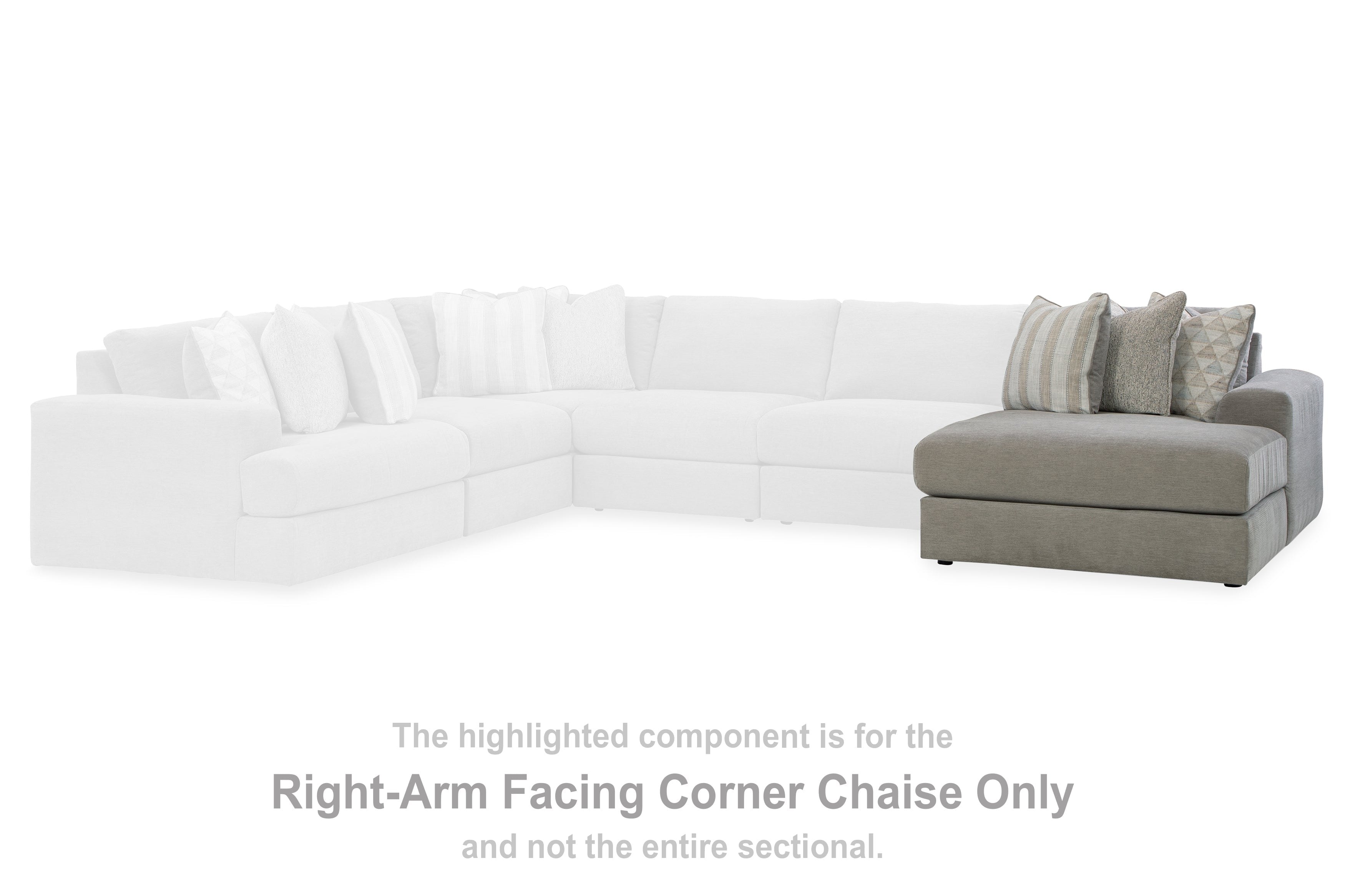 Avaliyah Ash Right-Arm Facing Corner Chaise - 5810317 - Bien Home Furniture & Electronics