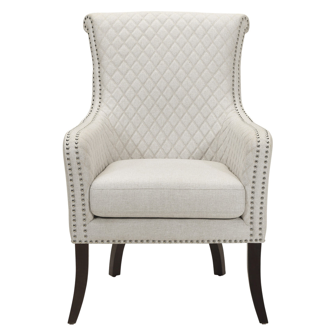 Avalon Beige Quilted Accent Chair - 1199F11S - Bien Home Furniture &amp; Electronics