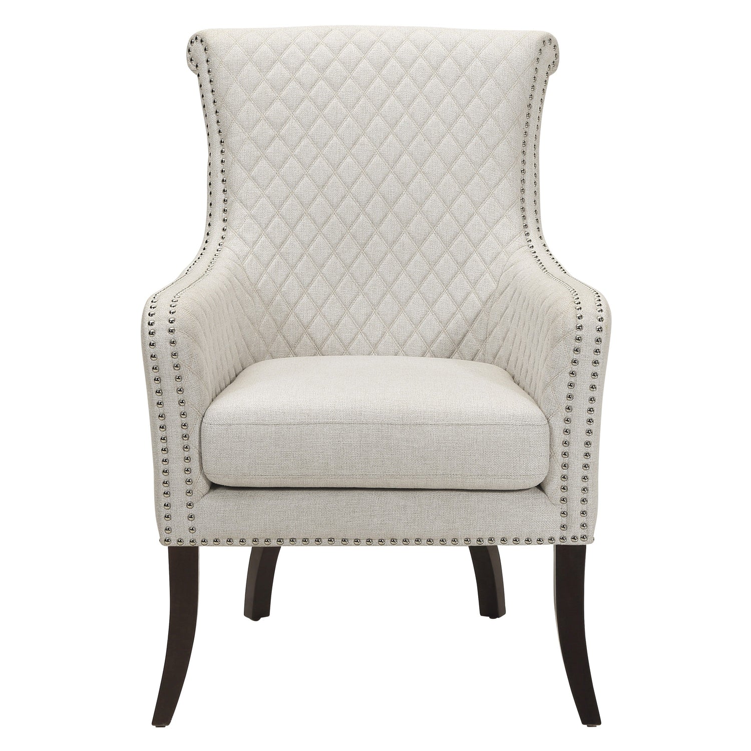 Avalon Beige Quilted Accent Chair - 1199F11S - Bien Home Furniture & Electronics