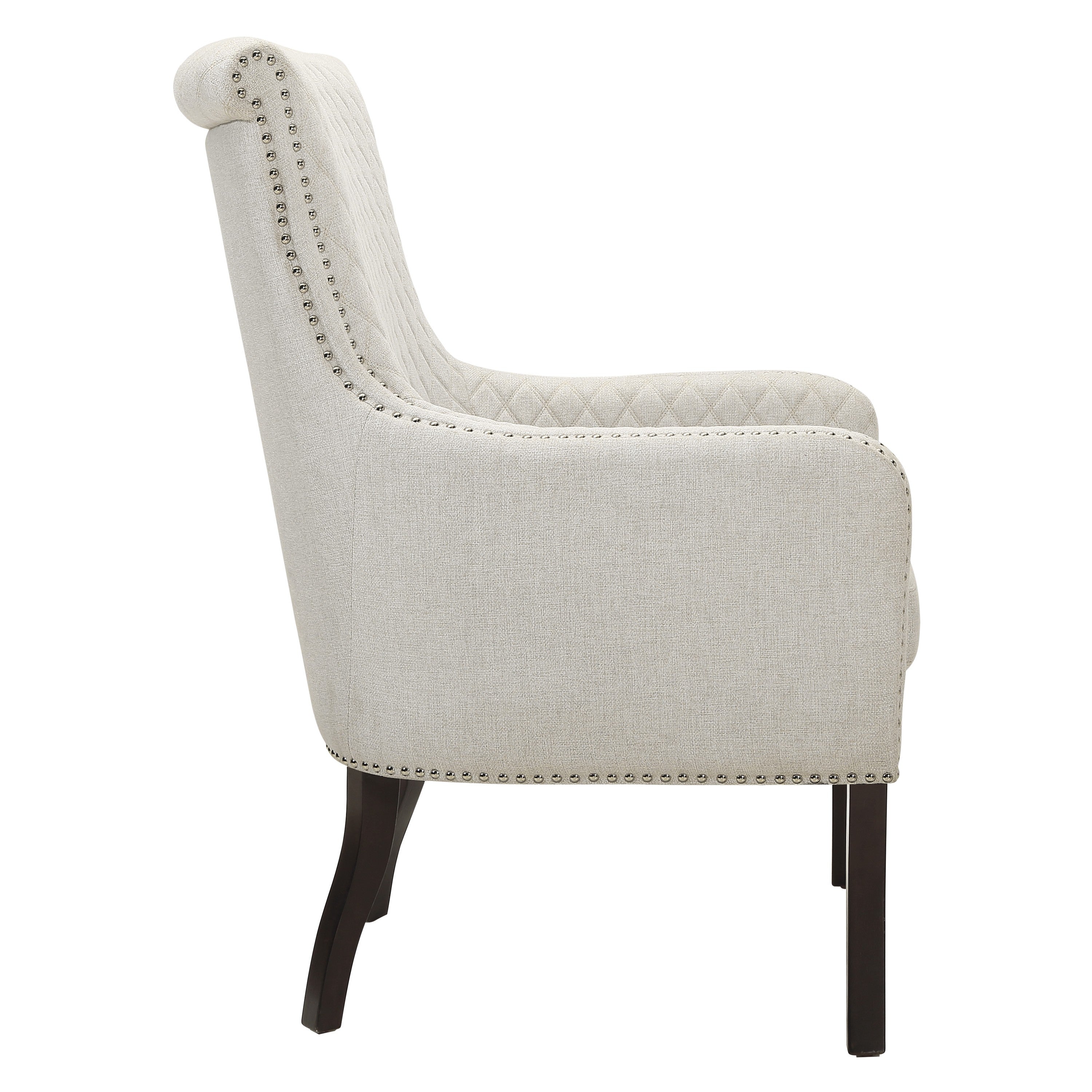 Avalon Beige Quilted Accent Chair - 1199F11S - Bien Home Furniture & Electronics