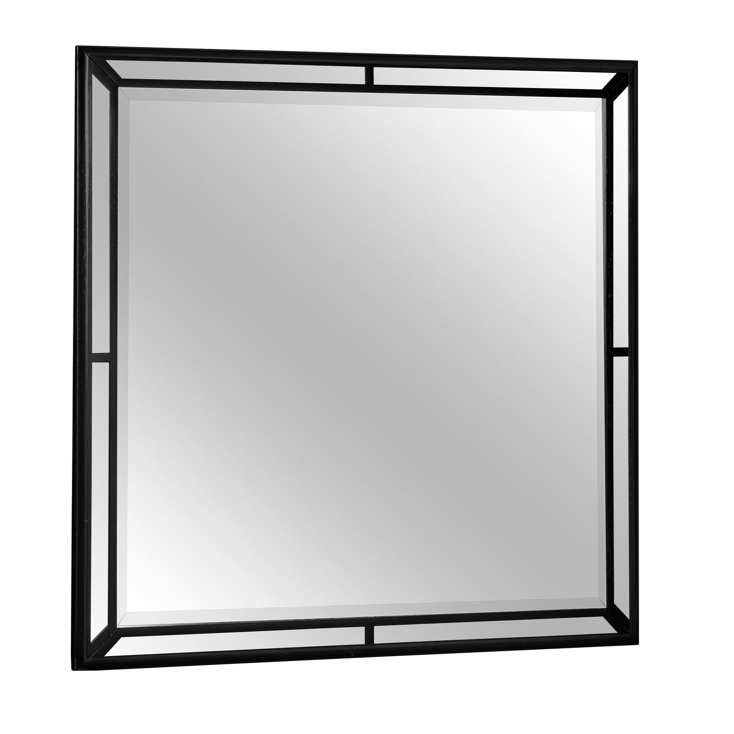 Aveline Black Mirror (Mirror Only) - 1428BK-6 - Bien Home Furniture & Electronics