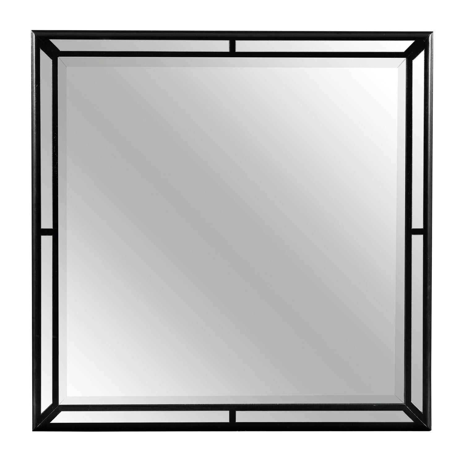 Aveline Black Mirror (Mirror Only) - 1428BK-6 - Bien Home Furniture & Electronics