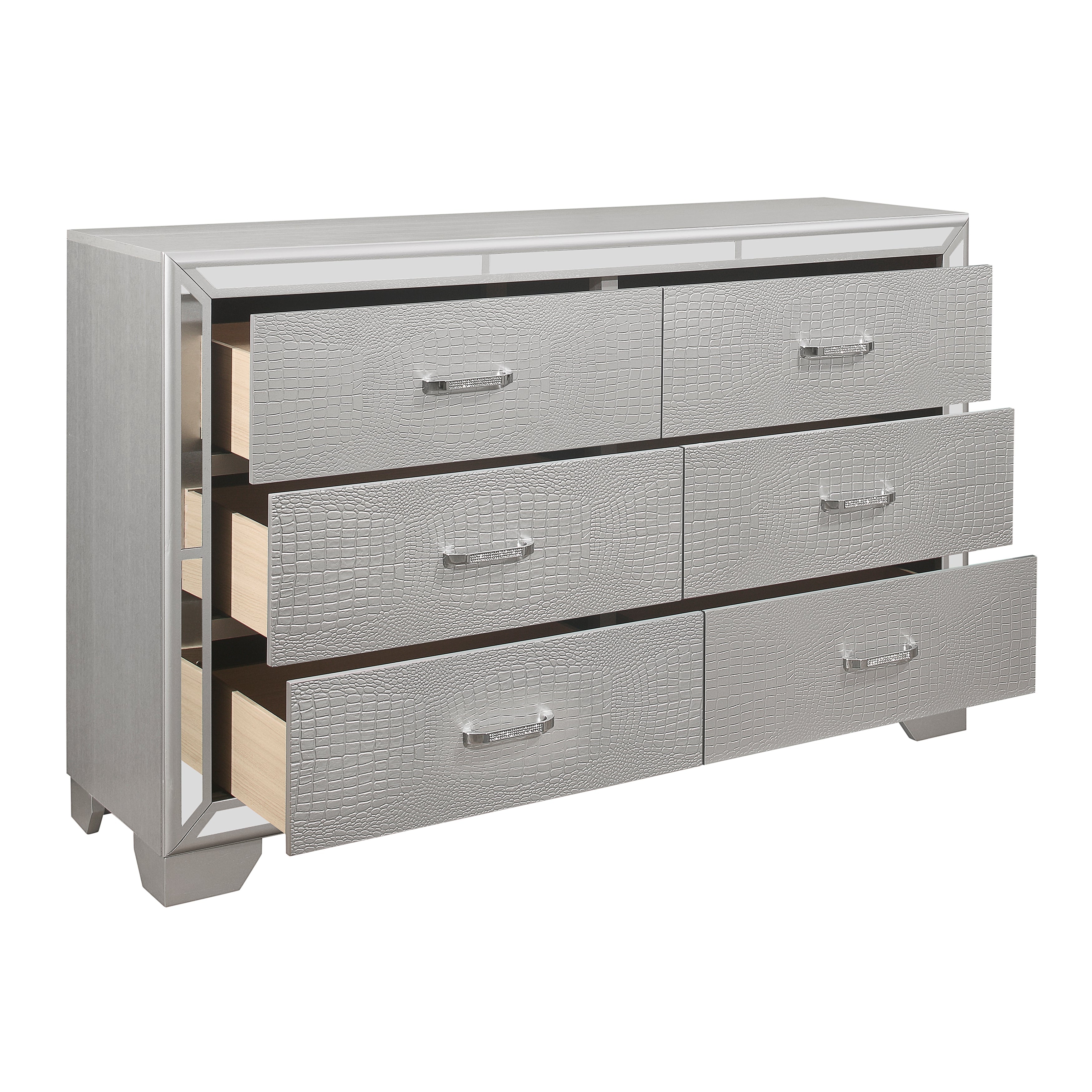 Aveline Silver Dresser - 1428SV-5 - Bien Home Furniture & Electronics
