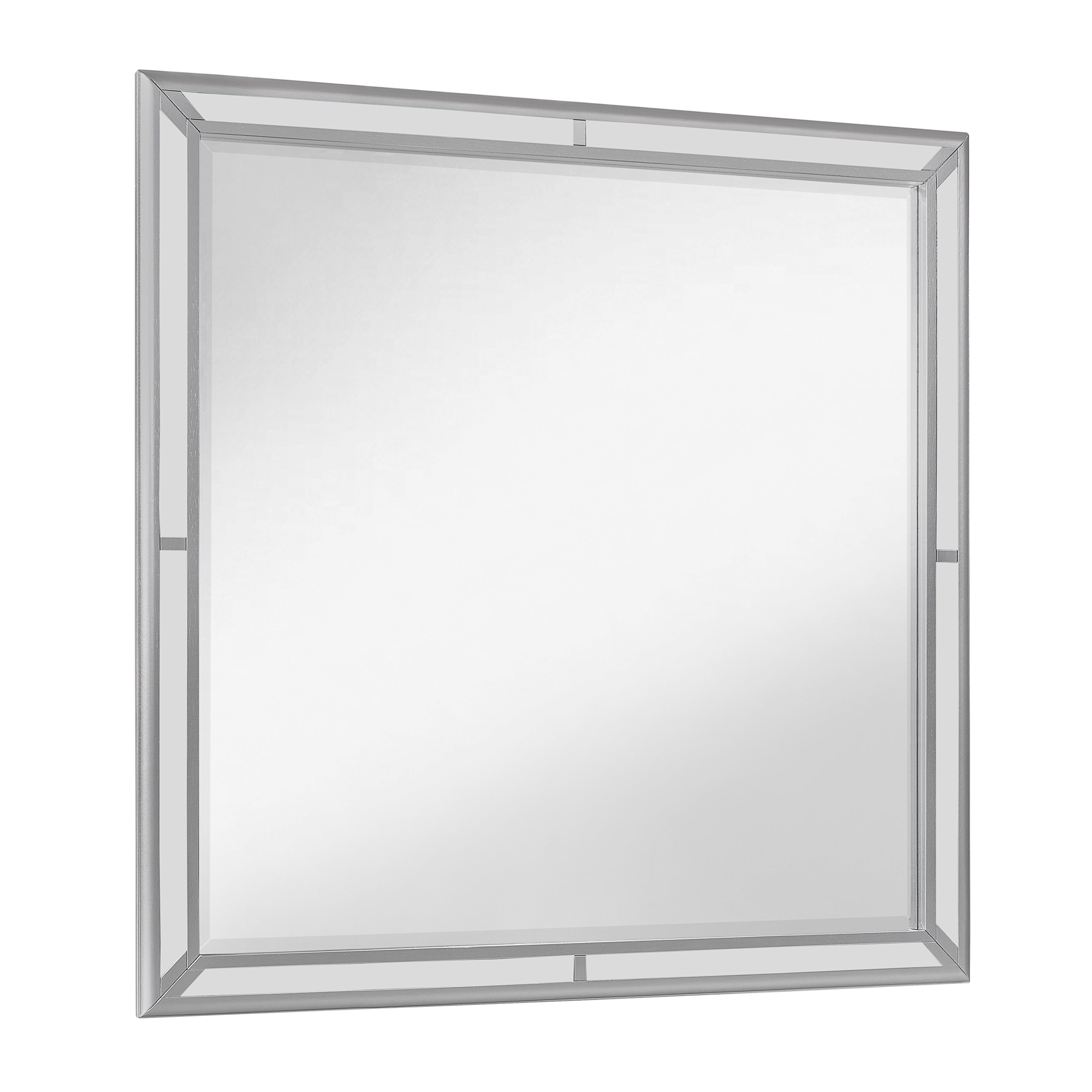 Aveline Silver Mirror (Mirror Only) - 1428SV-6 - Bien Home Furniture & Electronics