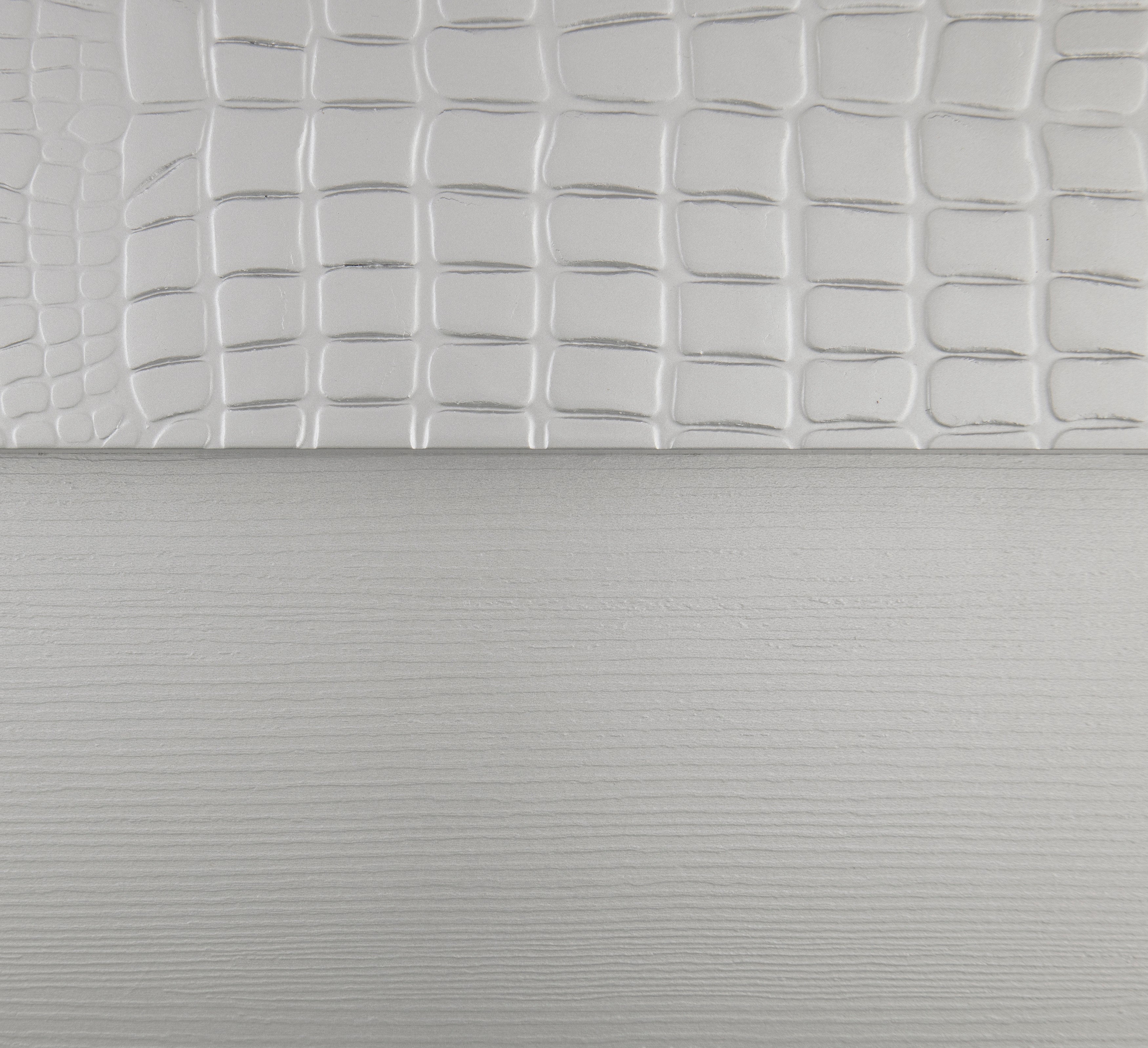Aveline Silver Queen LED Upholstered Panel Bed - SET | 1428SV-1 | 1428SV-2 | 1428SV-3 - Bien Home Furniture & Electronics