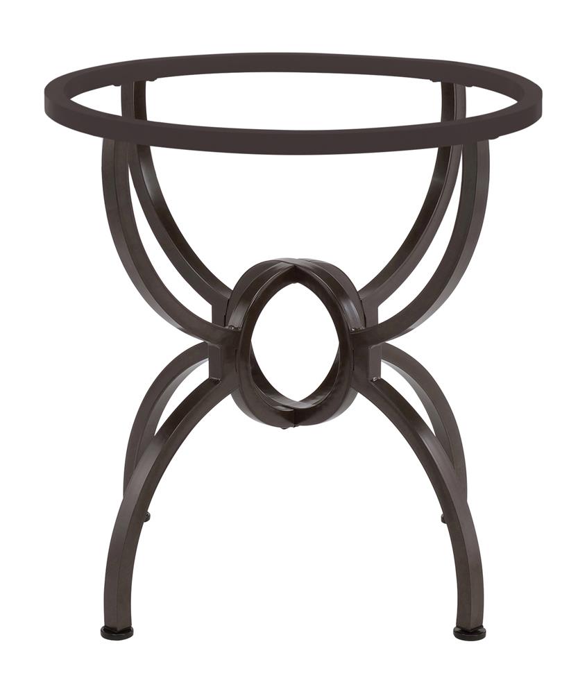 Aviano Gunmetal Dining Table Base - 108291 - Bien Home Furniture & Electronics