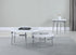 Avilla White/Chrome Round Nesting Coffee Table - 722968 - Bien Home Furniture & Electronics